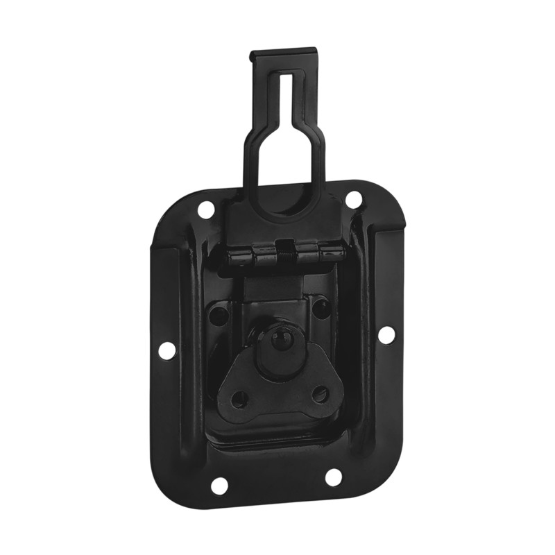 Adam Hall Hardware 17343 BLK - Zamek motylkowy, mały, głębokość: 9 mm, czarny